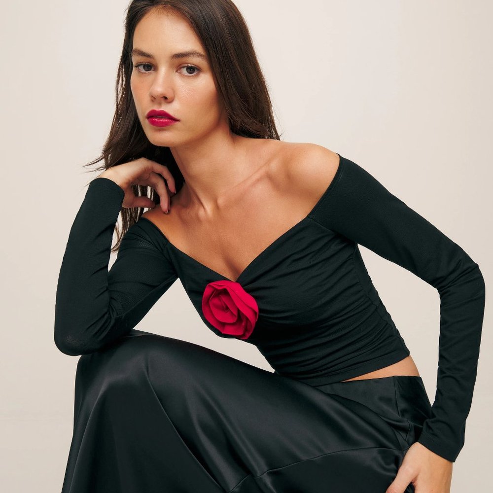 Reformation Shaye Knit Top